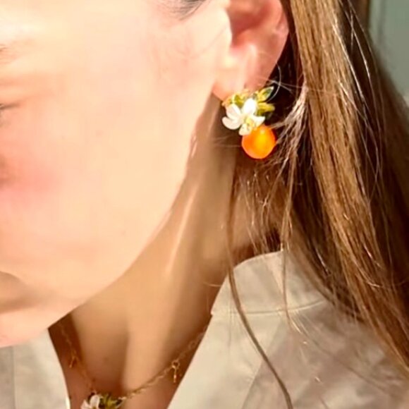 Jardin de Provence earrings - Picture 3 of 6